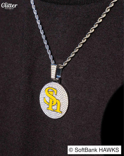 Iced Out HAWKS Pendant 【福岡ソフトバンクホークス】