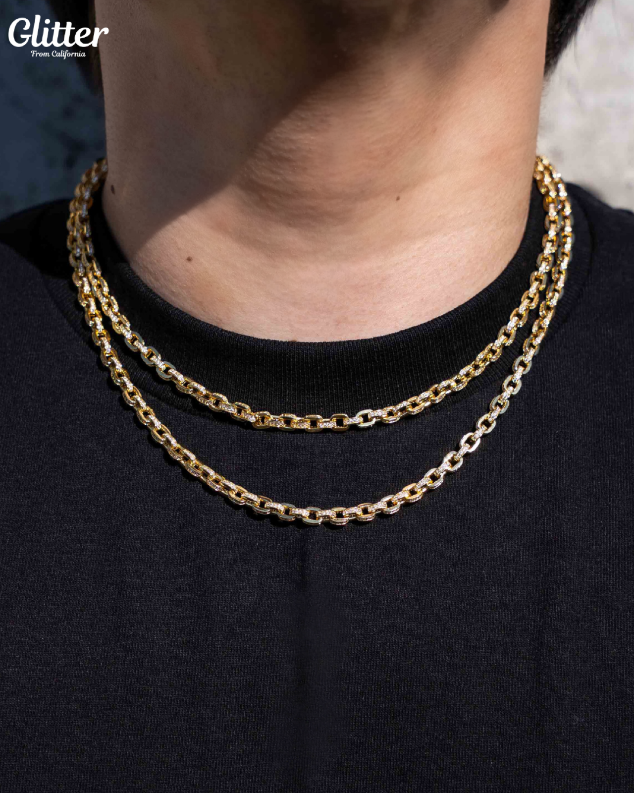 s925 Iced Out Box Chain Necklace