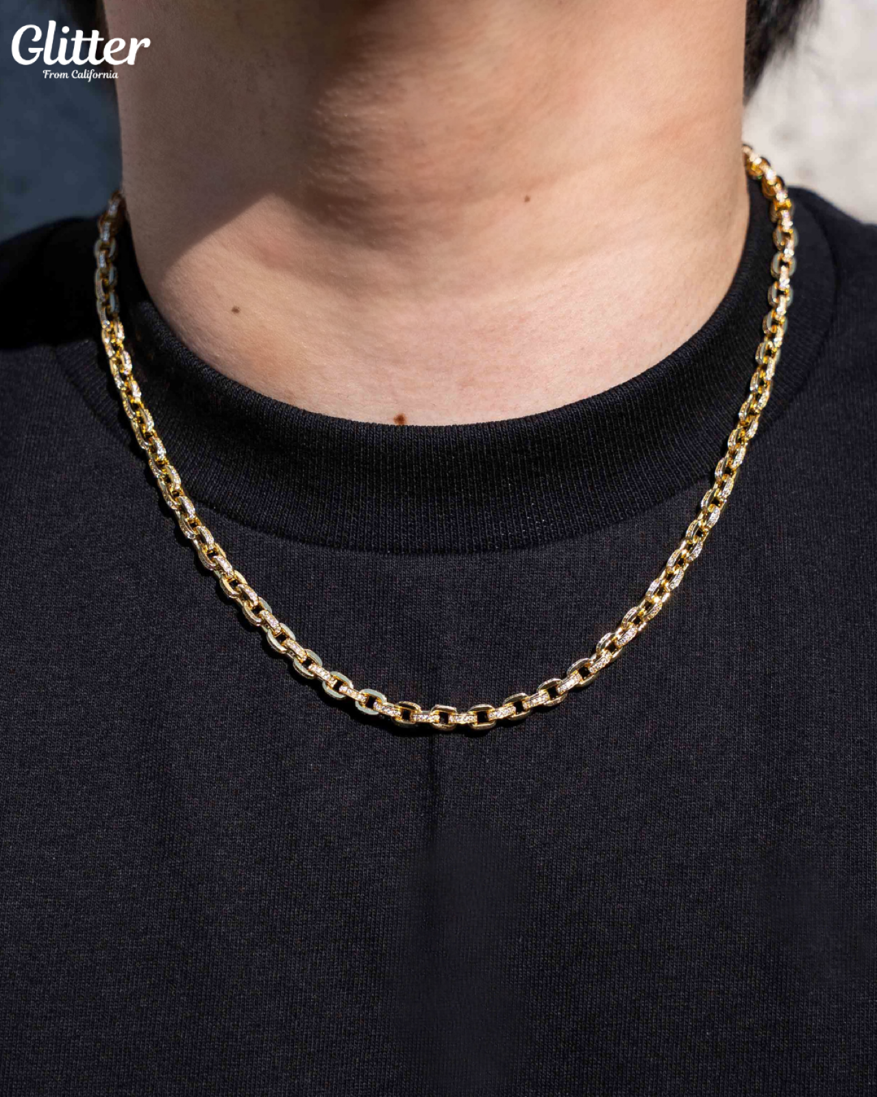 s925 Iced Out Box Chain Necklace