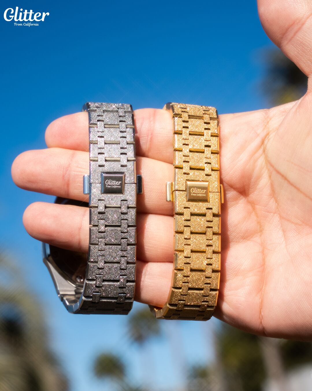 Iced Dial California Watch 【GOLD】