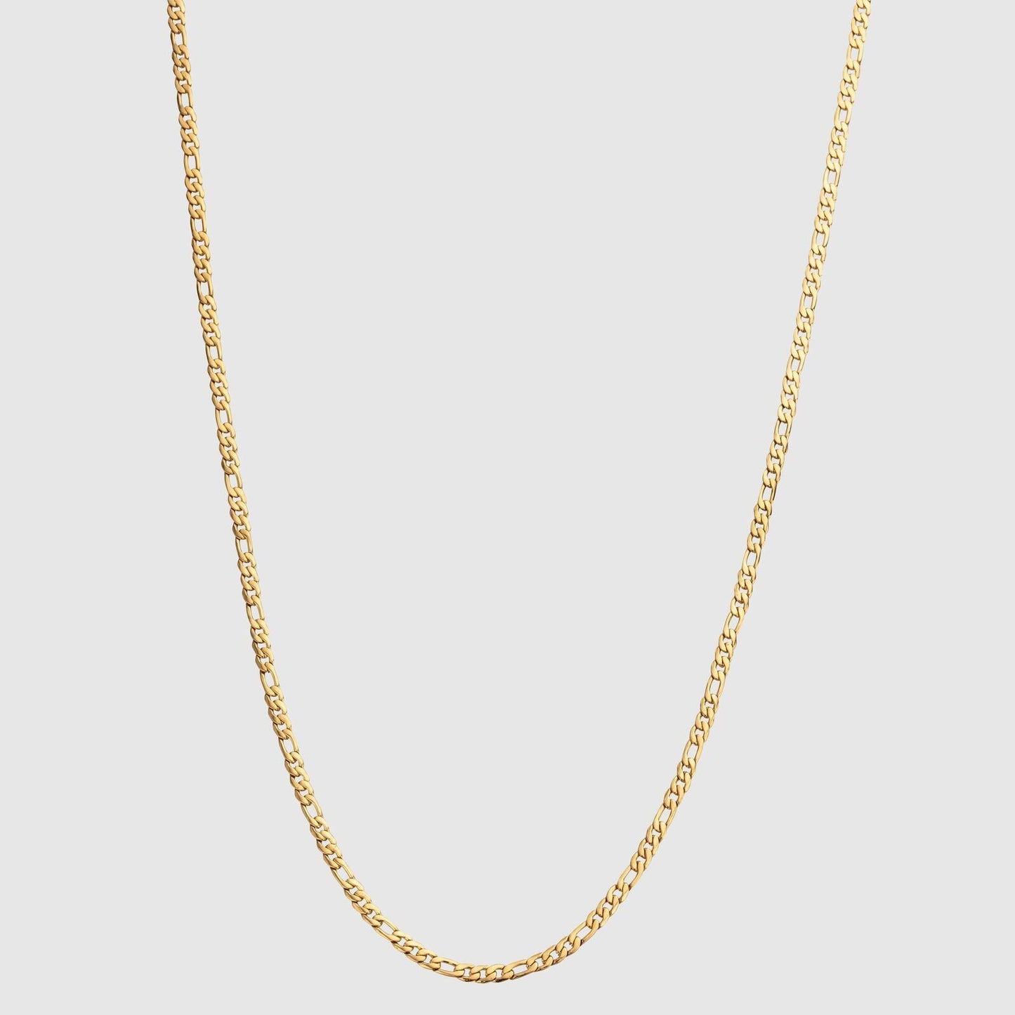 Figaro Chain Necklace【3mm/GOLD】