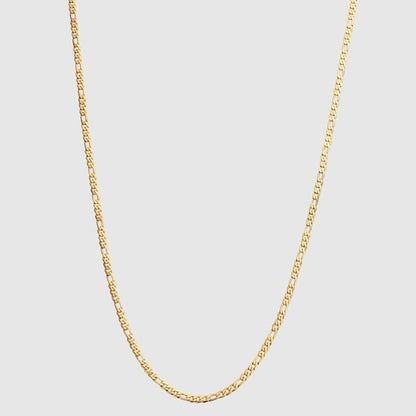 s925 Figaro Chain Necklace 【3mm】