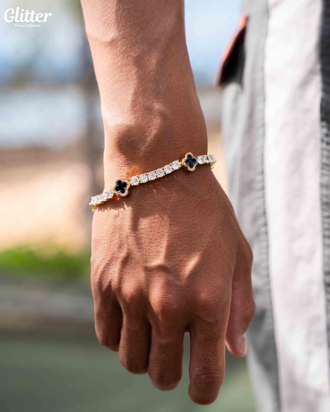 Motif Tennis Chain Bracelet