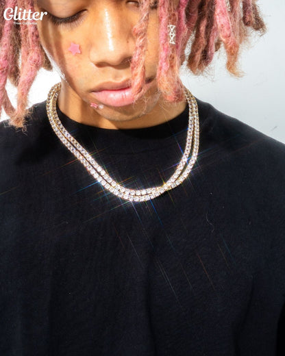 Double Tennis Chain Set【5mm】