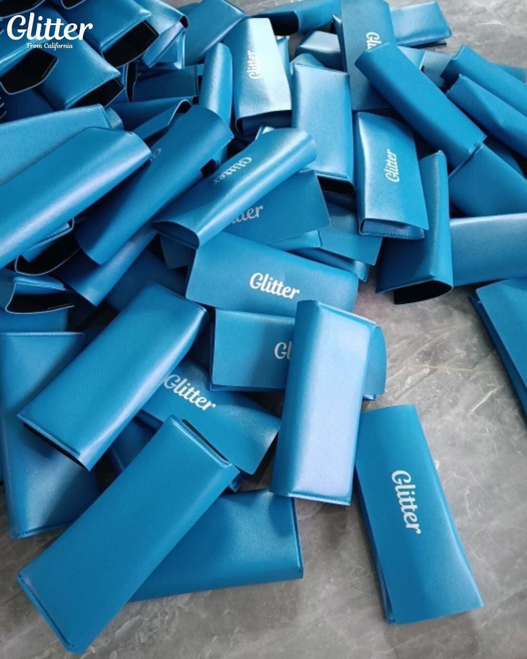 Moissanite Glitter Sunglasses 【BLACK/ LA BLUE】