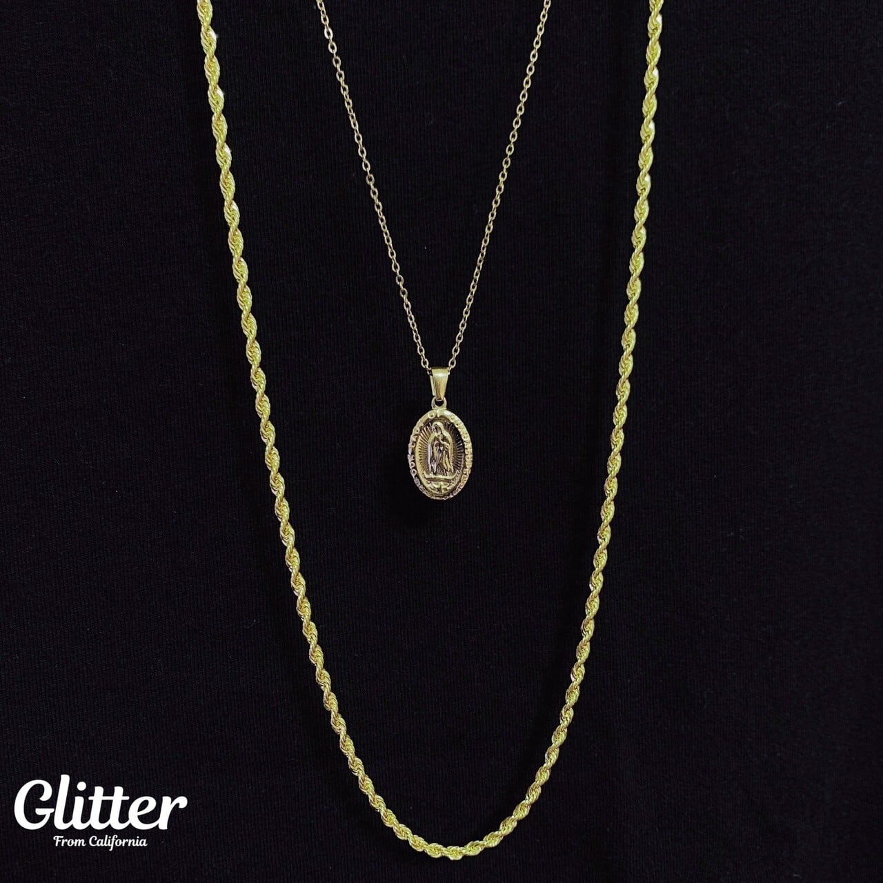 18kgp Mary Necklace