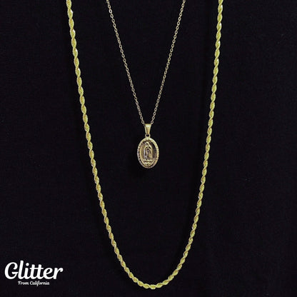 18kgp Mary Necklace