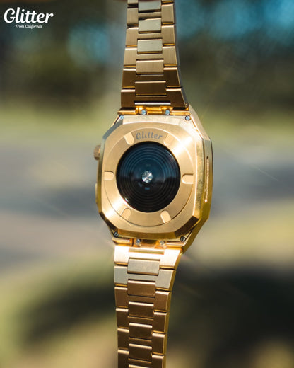 Iced Bezel Apple Watch Case 【GOLD】