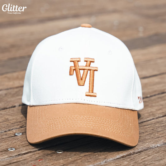 Upside Down LA HAT【BROWN/CREAM】