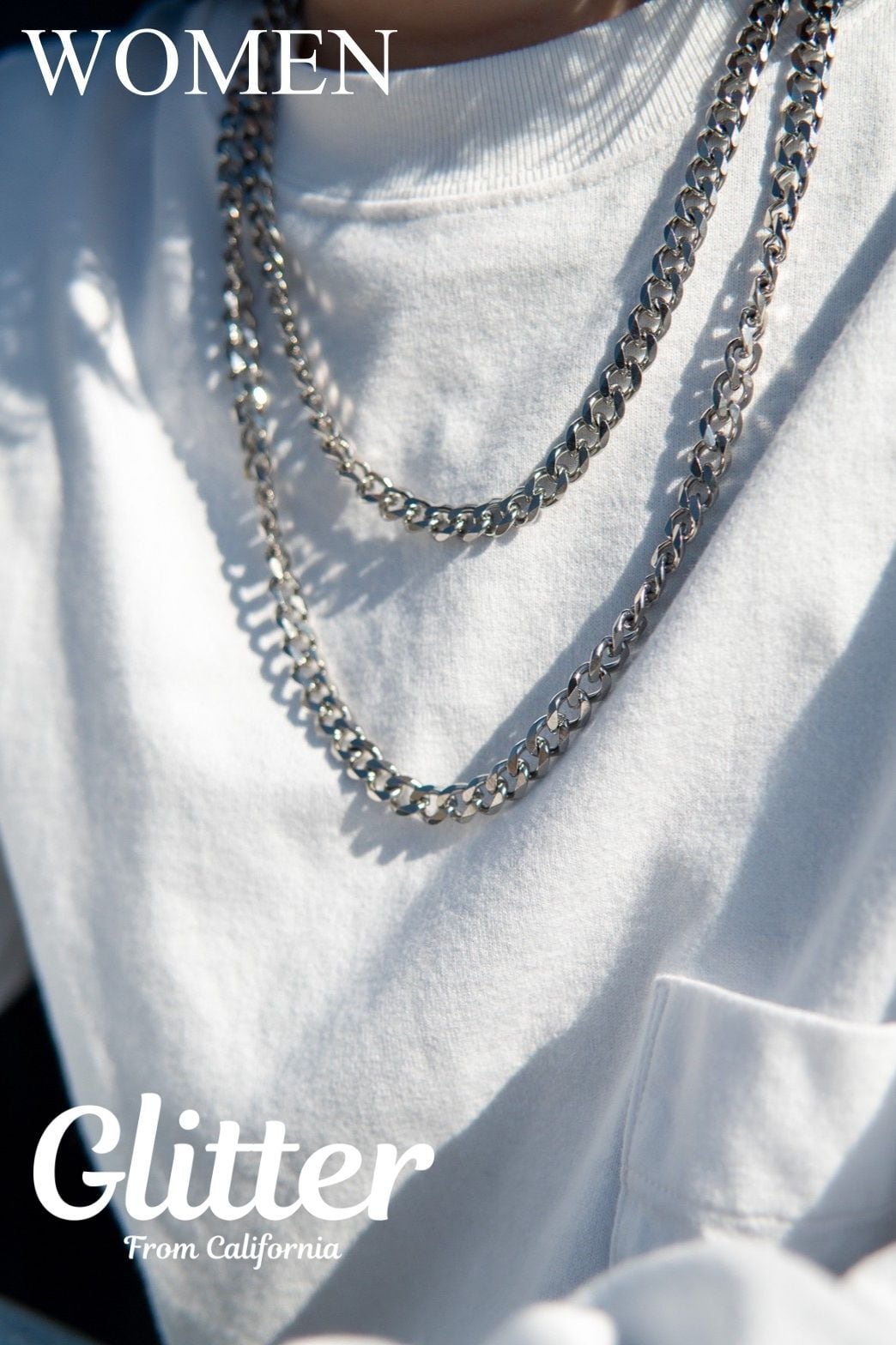 Miami Chain Link Necklace 【7mm/SILVER】