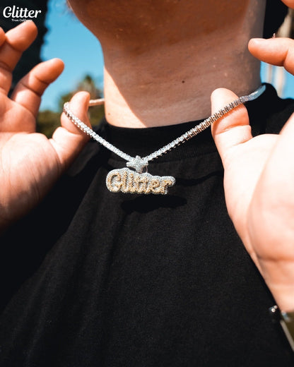 Limited Edition Glitter Logo Pendant