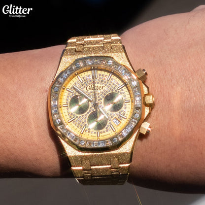 Iced Dial California Watch 【GOLD】