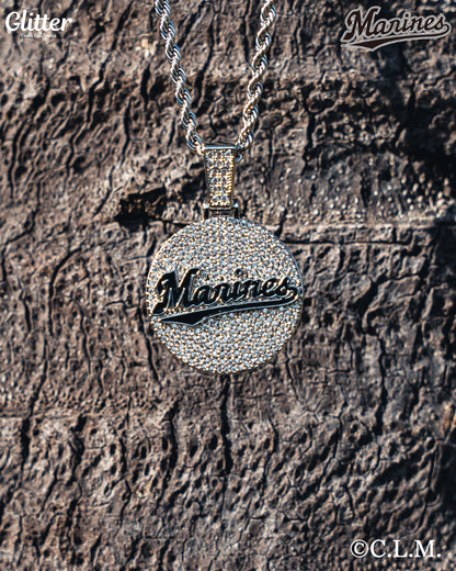 Iced Out Marines Pendant 【千葉ロッテマリーンズ】