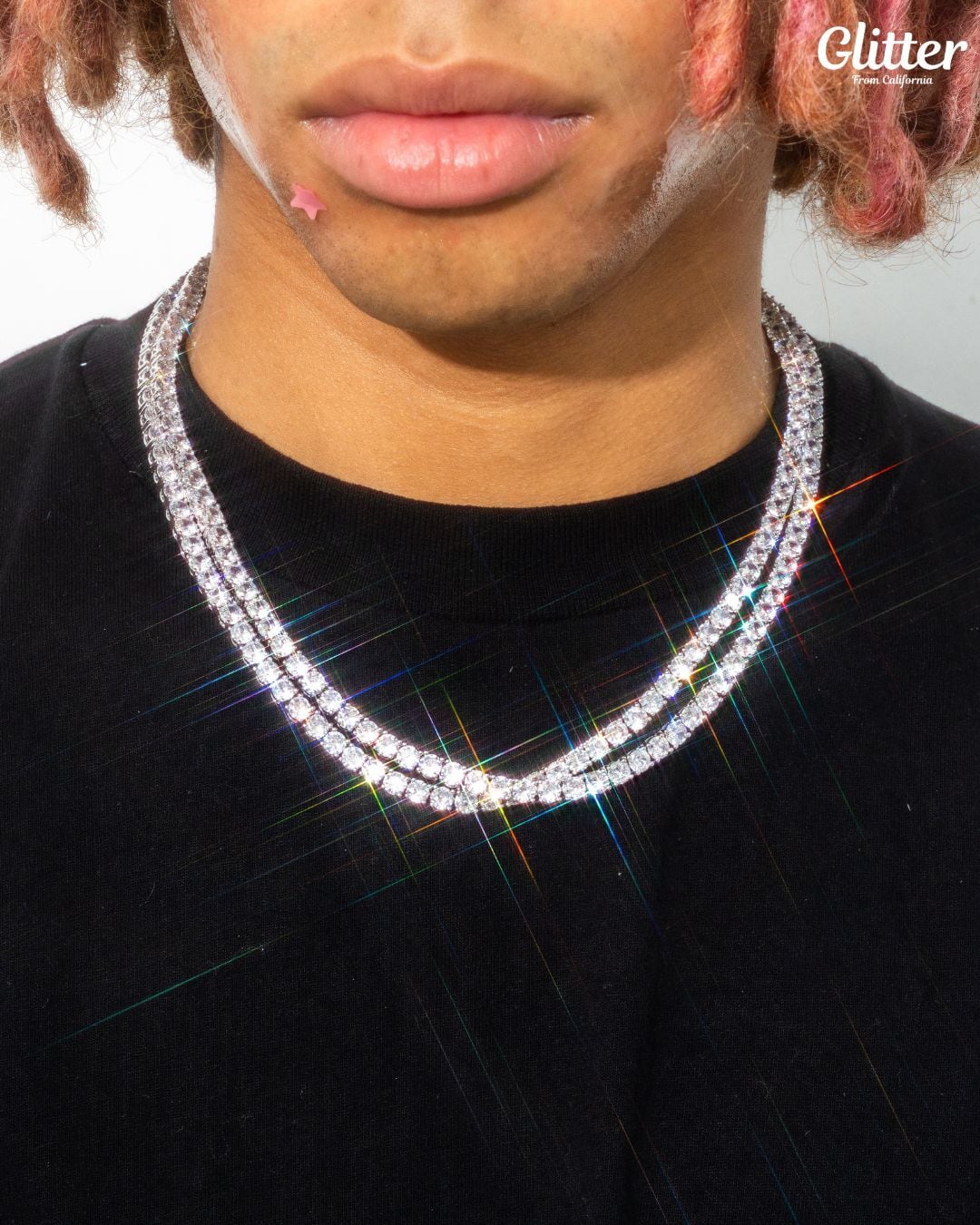 Double Tennis Chain Set【5mm】