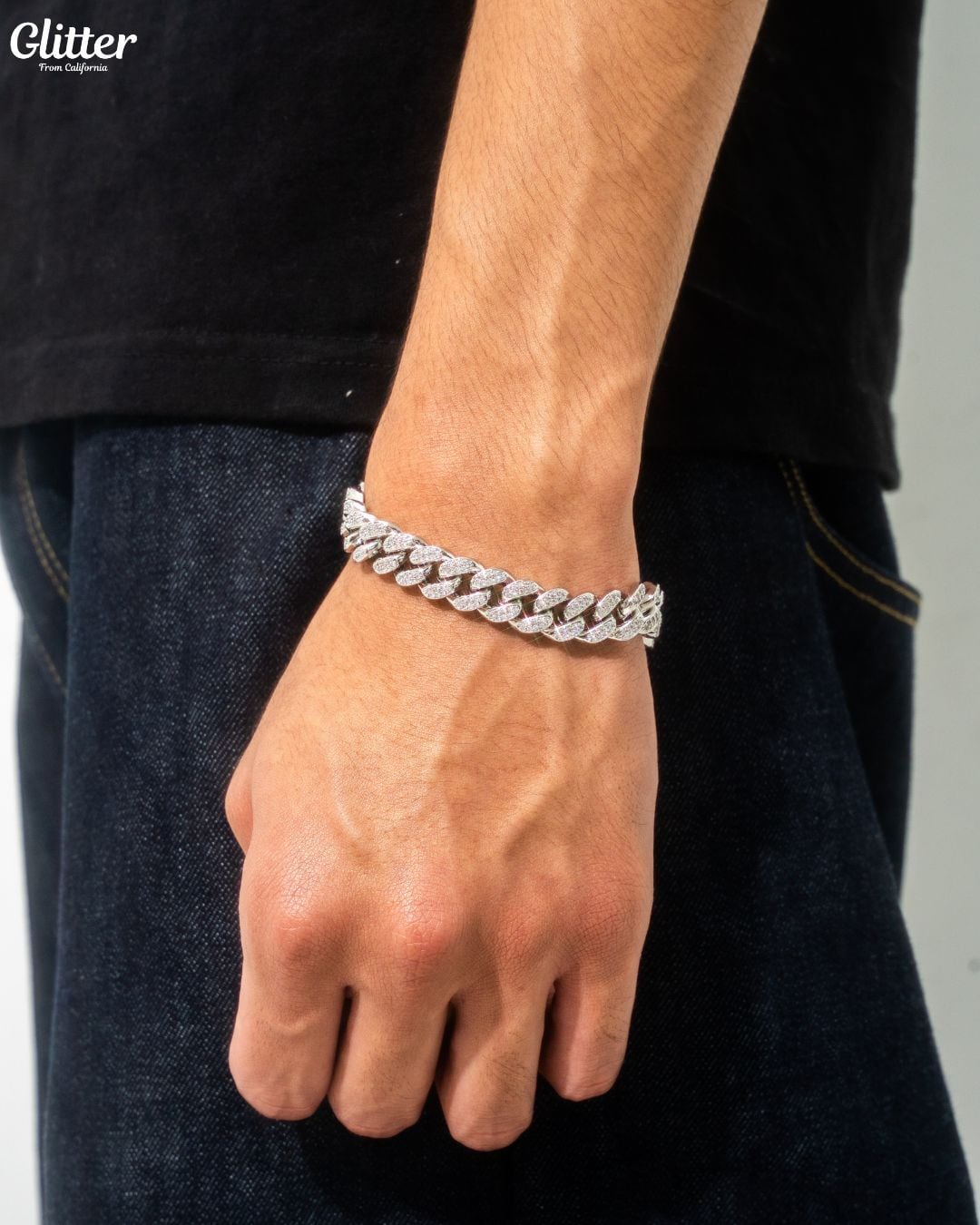 Iced Out Cuban Chain Set 【12mm】