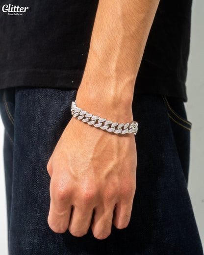 Iced Out Cuban Chain Set 【12mm】