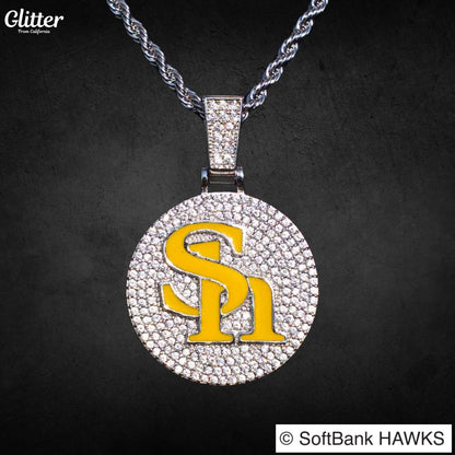Iced Out HAWKS Pendant 【福岡ソフトバンクホークス】