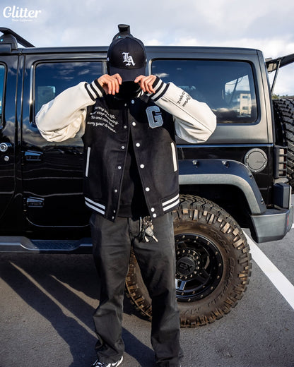 Glitter '20 Stadium Jacket【BLACK】