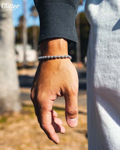 Iced Out Ball Bracelet 【GOLD/ WHITE GOLD】