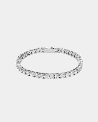 Luxury Tennis Bracelet 【5mm / SILVER】