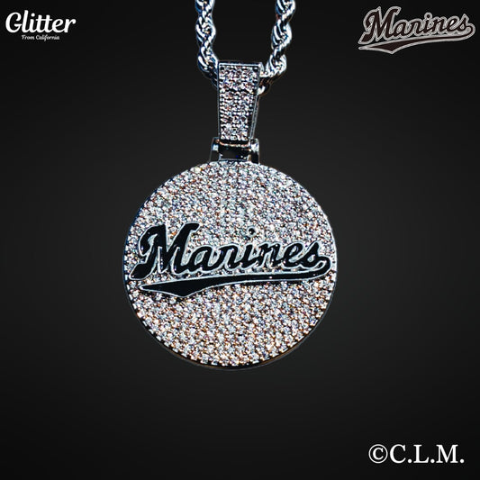 Iced Out Marines Pendant 【千葉ロッテマリーンズ】