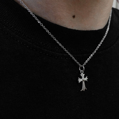 s925 Cross Necklace 【SILVER】