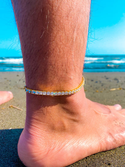 Luxury Tennis Anklet【GOLD/SILVER】