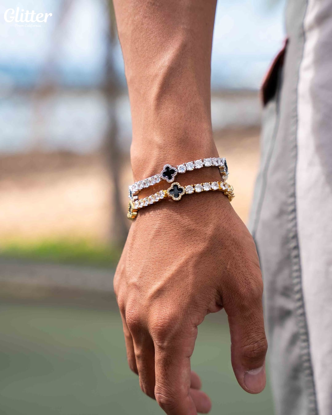 Motif Tennis Chain Bracelet